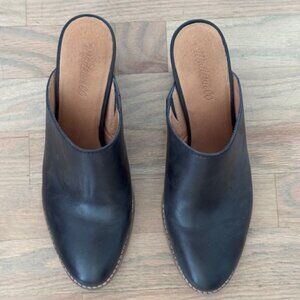 Madewell Harper Mule in Black, Size 9.5